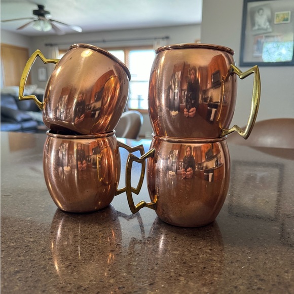 Other - Copper mule mugs- set of 4